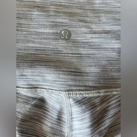 Women’s Lululemon High Rise Tight Gray Melange Ombré Leggings - Picture 6 of 8